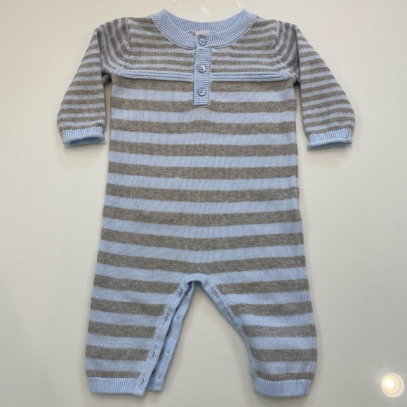 Baby Boy Janie & Jack Knit One Piece, Size 0-3M - Picture 5 of 9